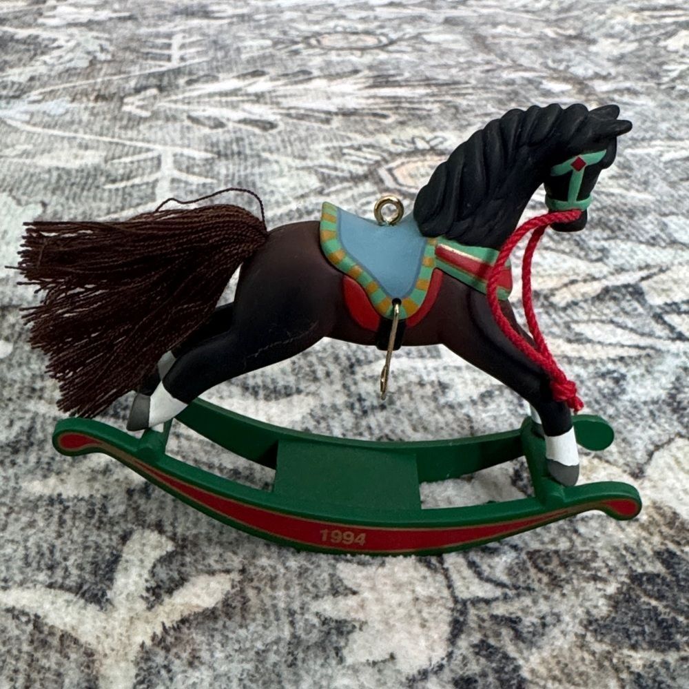 Hallmark 1994 Rocking Horse Ornament
